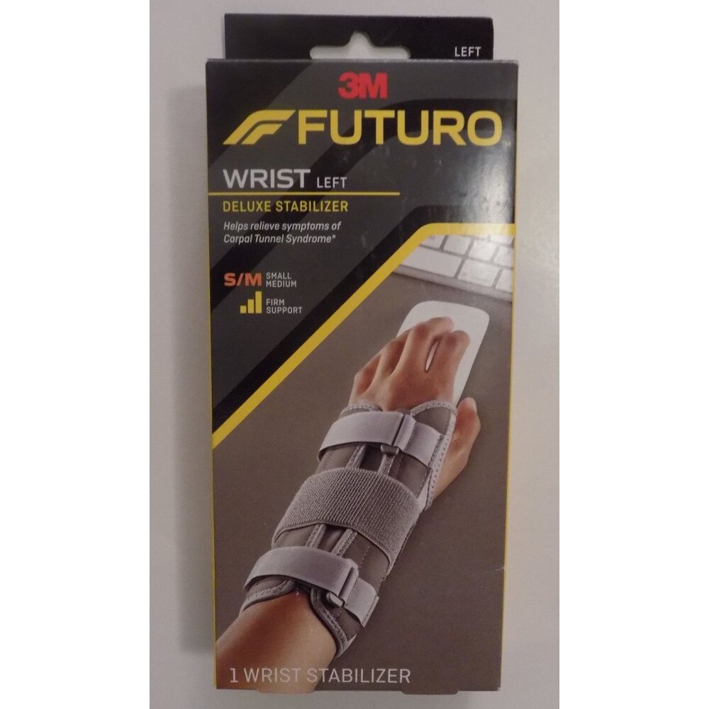 3M FUTURO WRIST LEFT DELUXE STABILIZER S/M FIRM SUPPORT